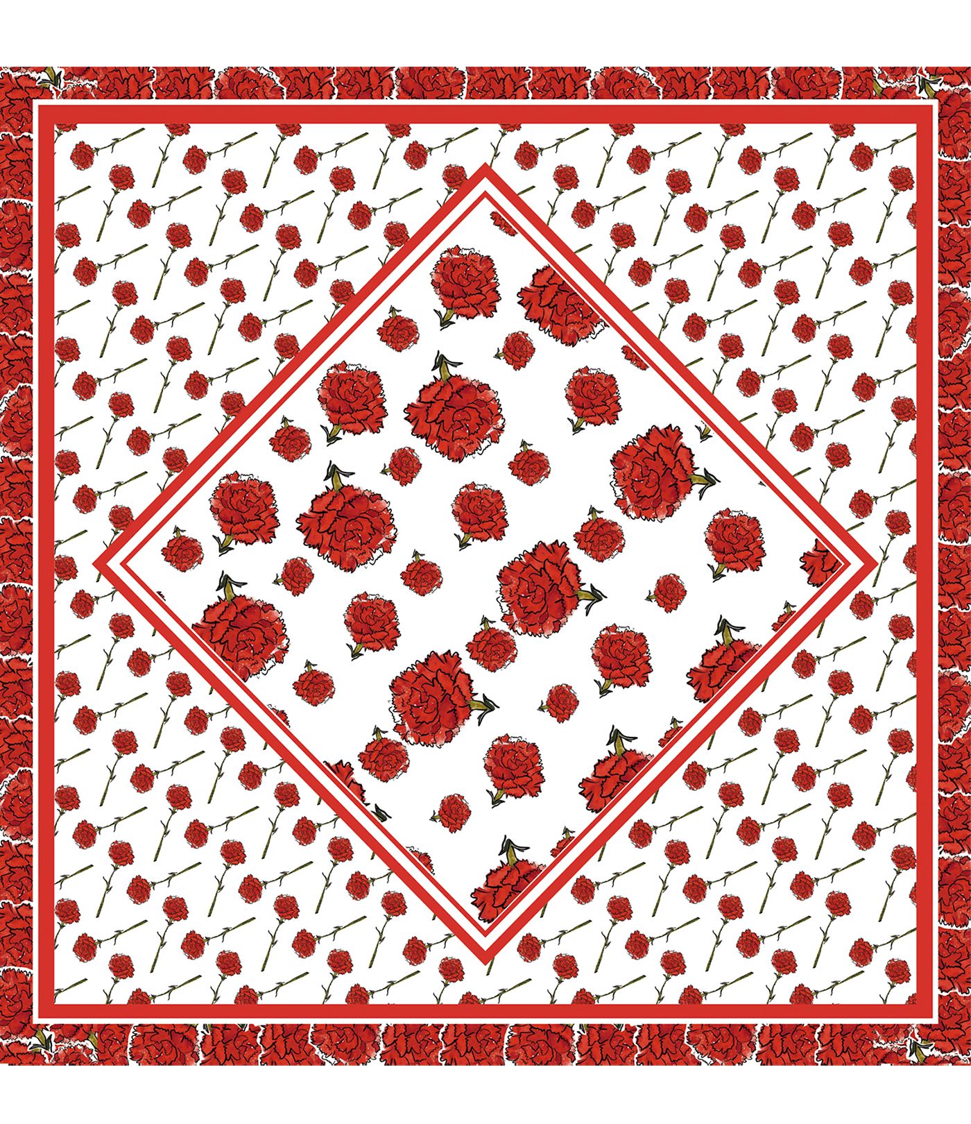 PAÑUELO CLAVEL 100